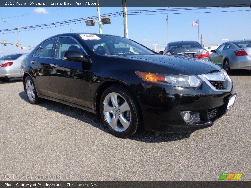 Crystal Black Pearl / Ebony 2010 Acura TSX Sedan