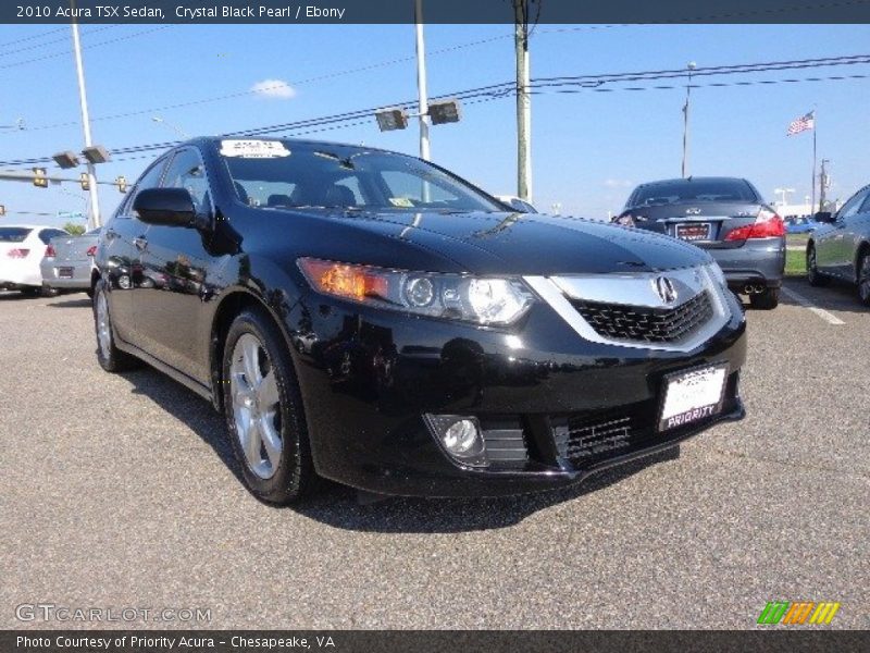 Crystal Black Pearl / Ebony 2010 Acura TSX Sedan