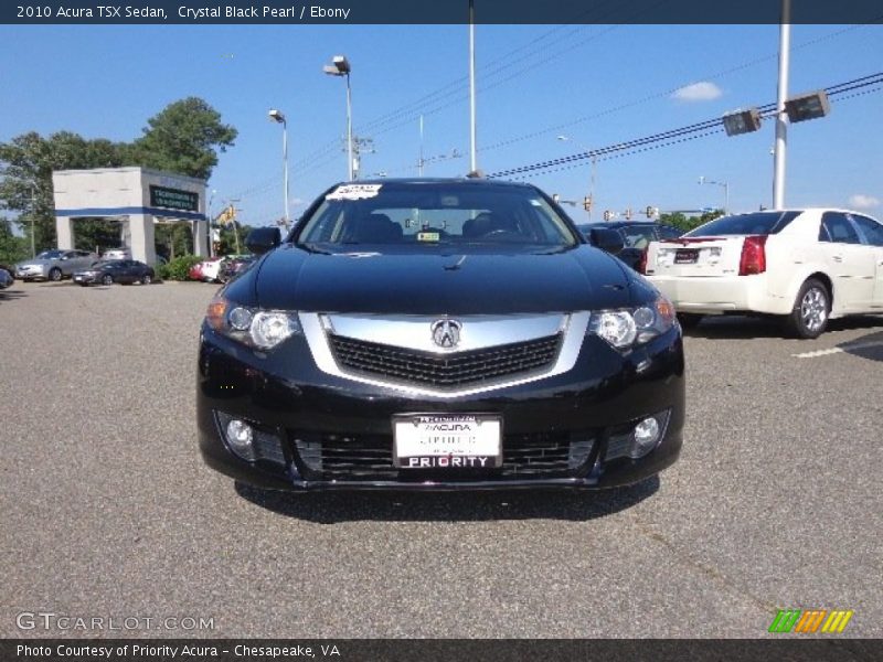 Crystal Black Pearl / Ebony 2010 Acura TSX Sedan