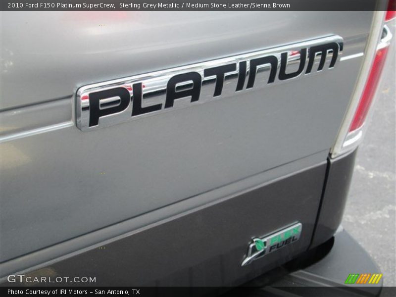 Sterling Grey Metallic / Medium Stone Leather/Sienna Brown 2010 Ford F150 Platinum SuperCrew