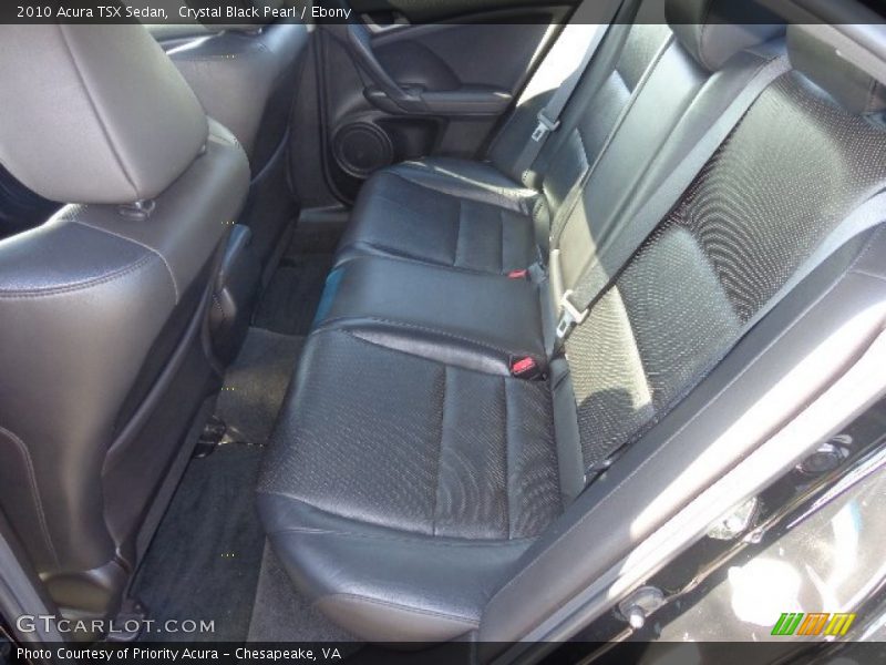 Crystal Black Pearl / Ebony 2010 Acura TSX Sedan