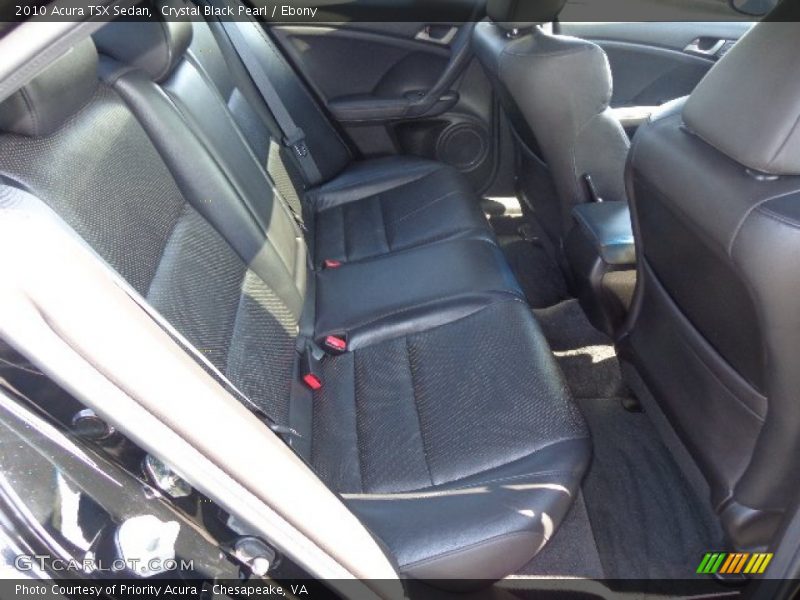 Crystal Black Pearl / Ebony 2010 Acura TSX Sedan
