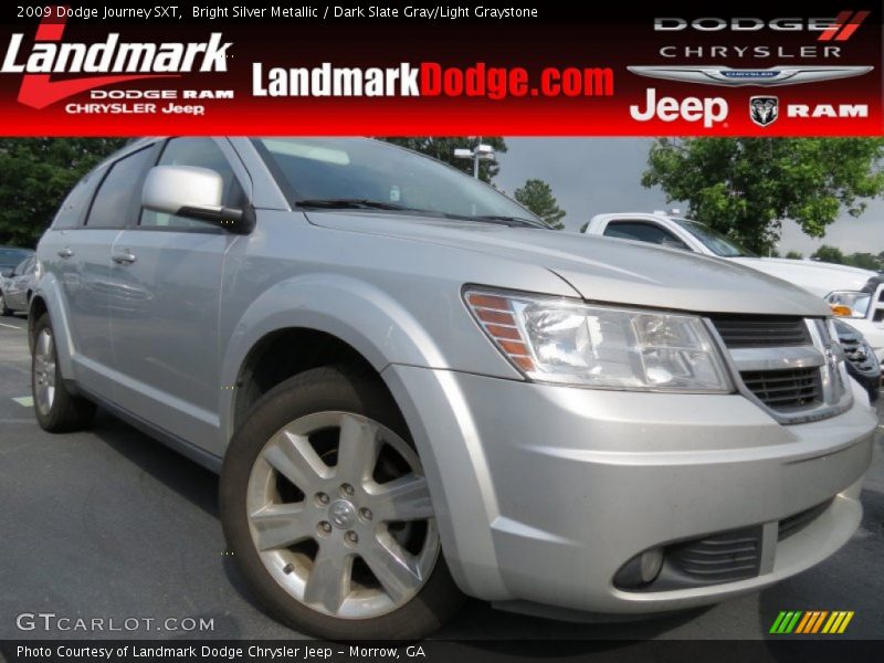 Bright Silver Metallic / Dark Slate Gray/Light Graystone 2009 Dodge Journey SXT