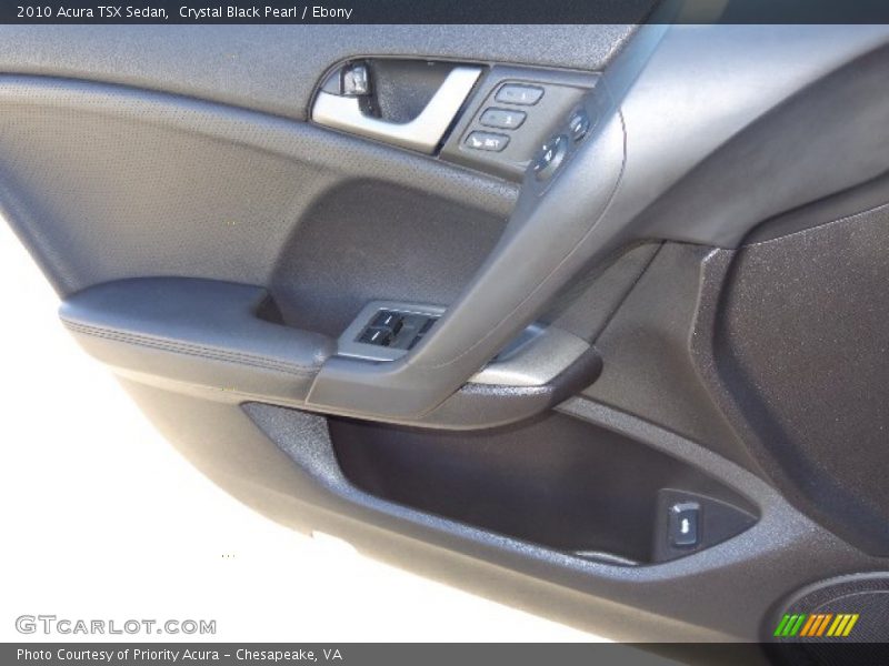 Crystal Black Pearl / Ebony 2010 Acura TSX Sedan