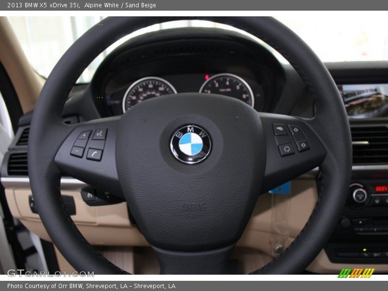 Alpine White / Sand Beige 2013 BMW X5 xDrive 35i