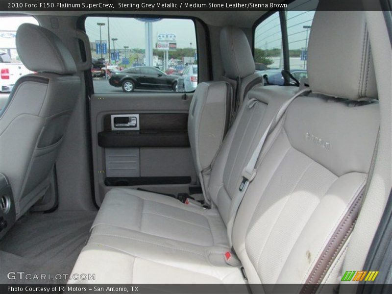 Sterling Grey Metallic / Medium Stone Leather/Sienna Brown 2010 Ford F150 Platinum SuperCrew