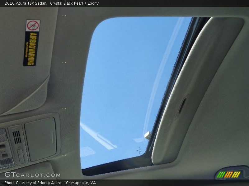 Crystal Black Pearl / Ebony 2010 Acura TSX Sedan