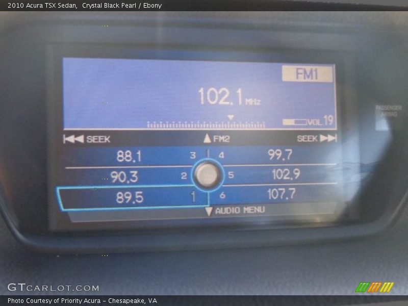 Crystal Black Pearl / Ebony 2010 Acura TSX Sedan