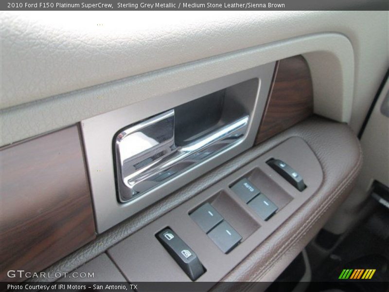 Sterling Grey Metallic / Medium Stone Leather/Sienna Brown 2010 Ford F150 Platinum SuperCrew