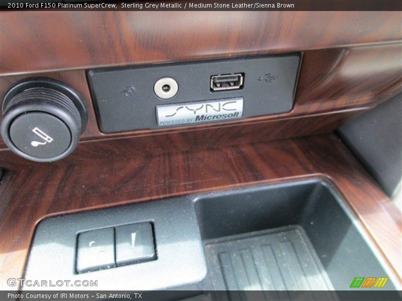 Sterling Grey Metallic / Medium Stone Leather/Sienna Brown 2010 Ford F150 Platinum SuperCrew