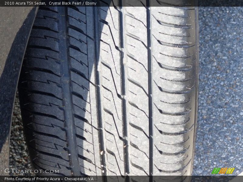 Crystal Black Pearl / Ebony 2010 Acura TSX Sedan