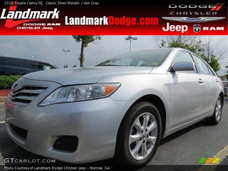 Classic Silver Metallic / Ash Gray 2010 Toyota Camry SE