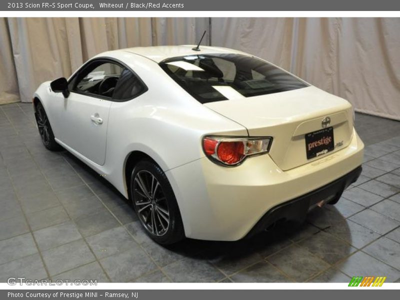 Whiteout / Black/Red Accents 2013 Scion FR-S Sport Coupe
