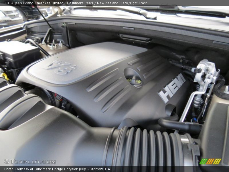 Cashmere Pearl / New Zealand Black/Light Frost 2014 Jeep Grand Cherokee Limited