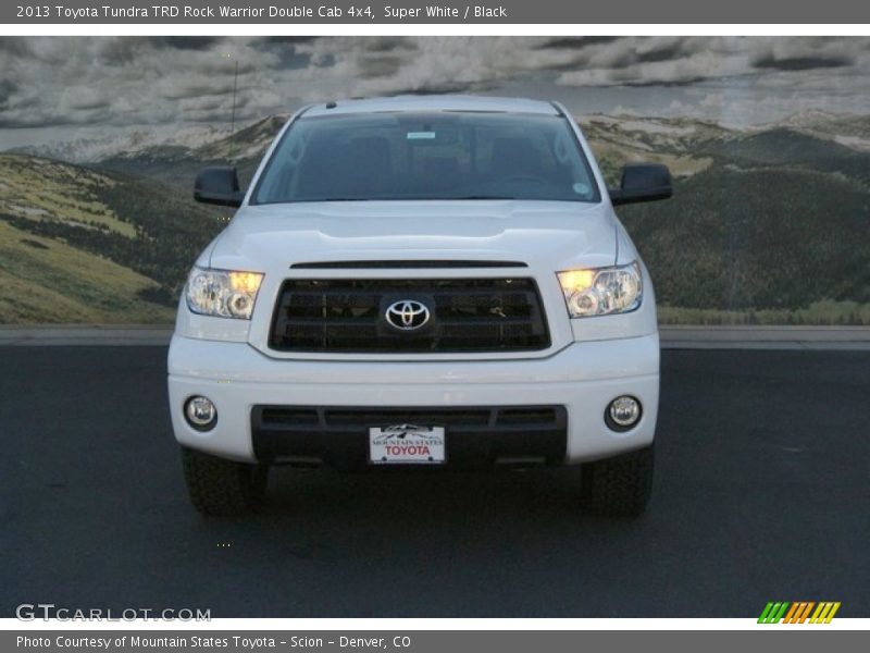 Super White / Black 2013 Toyota Tundra TRD Rock Warrior Double Cab 4x4