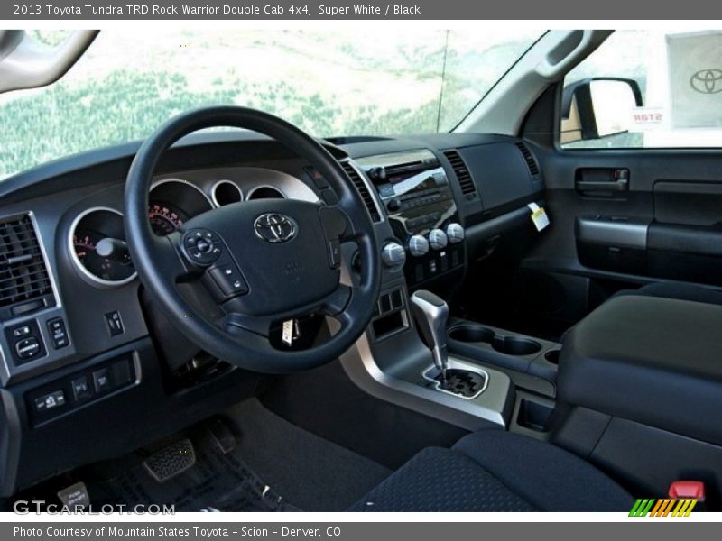 Super White / Black 2013 Toyota Tundra TRD Rock Warrior Double Cab 4x4