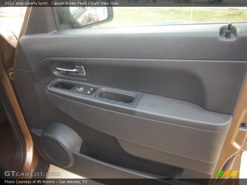Canyon Brown Pearl / Dark Slate Gray 2012 Jeep Liberty Sport