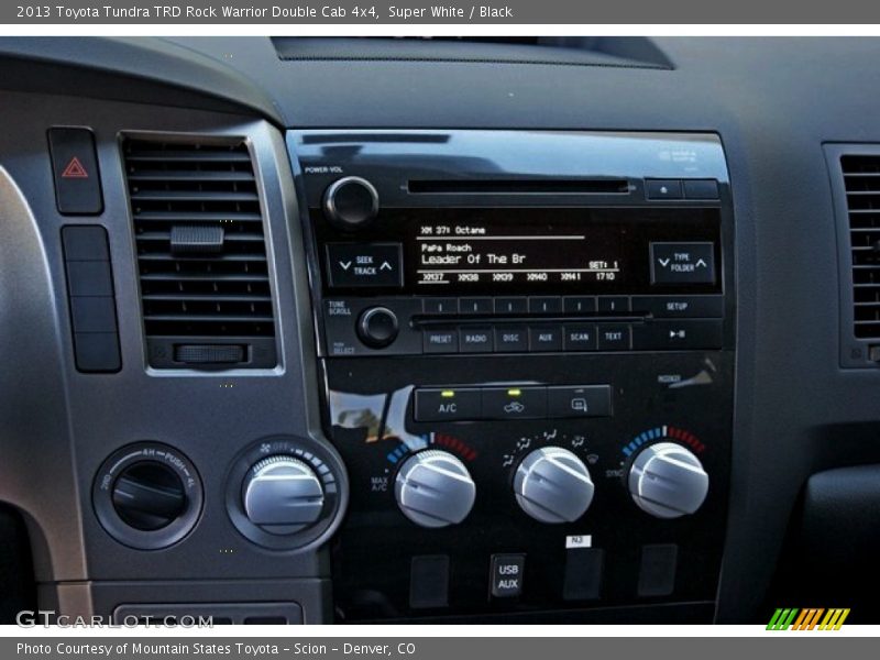 Super White / Black 2013 Toyota Tundra TRD Rock Warrior Double Cab 4x4