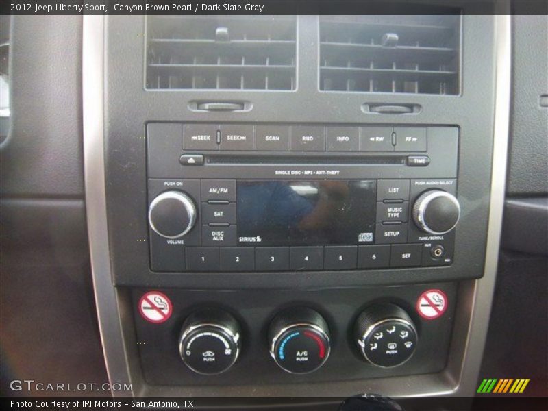 Canyon Brown Pearl / Dark Slate Gray 2012 Jeep Liberty Sport