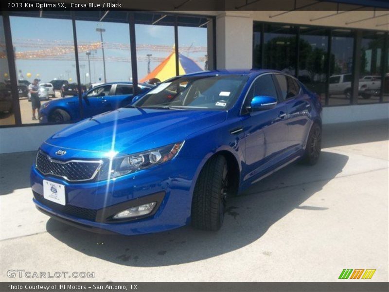 Corsa Blue / Black 2013 Kia Optima SX