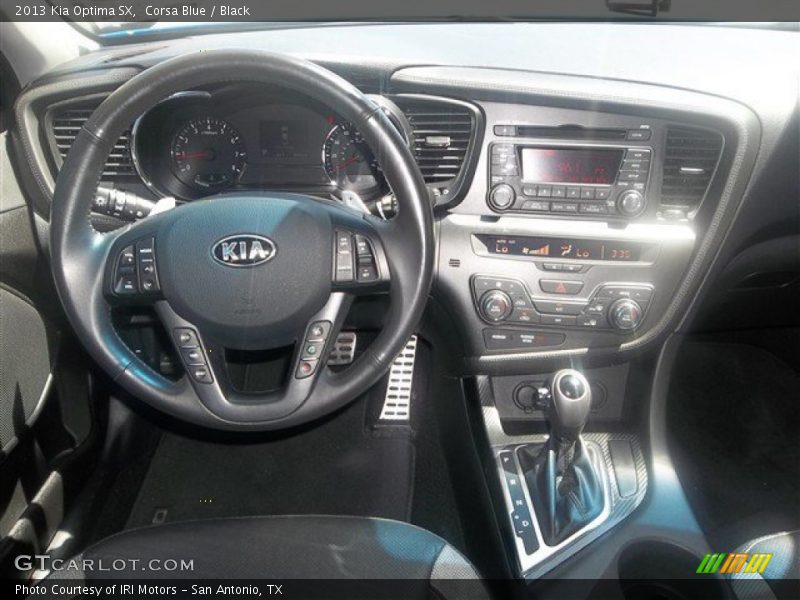 Corsa Blue / Black 2013 Kia Optima SX