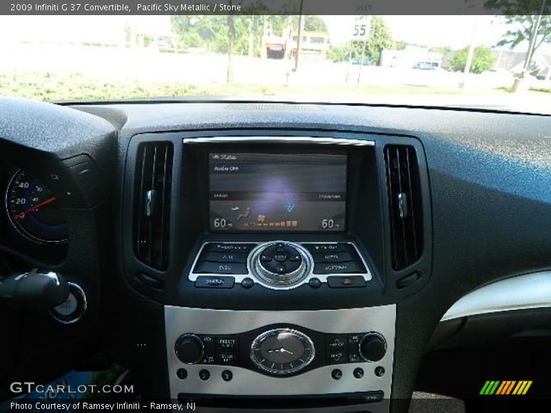 Pacific Sky Metallic / Stone 2009 Infiniti G 37 Convertible