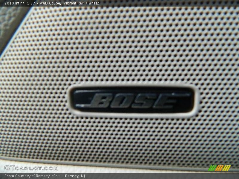 Vibrant Red / Wheat 2010 Infiniti G 37 x AWD Coupe