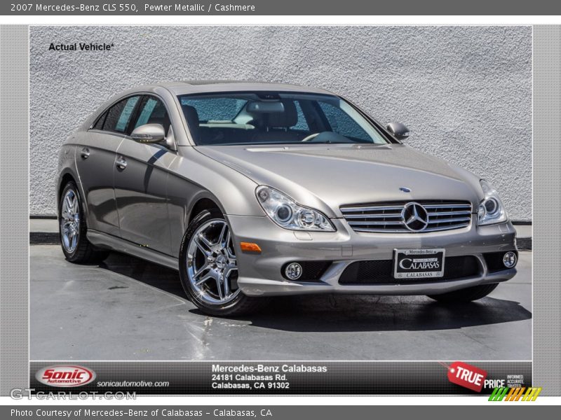 Pewter Metallic / Cashmere 2007 Mercedes-Benz CLS 550