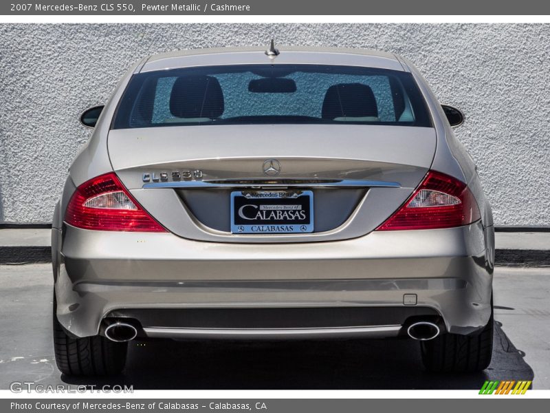 Pewter Metallic / Cashmere 2007 Mercedes-Benz CLS 550