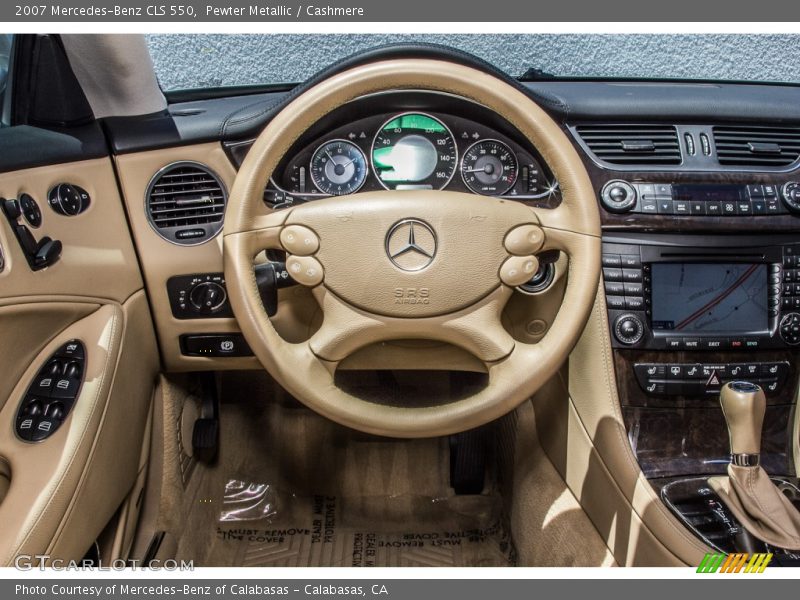 Pewter Metallic / Cashmere 2007 Mercedes-Benz CLS 550