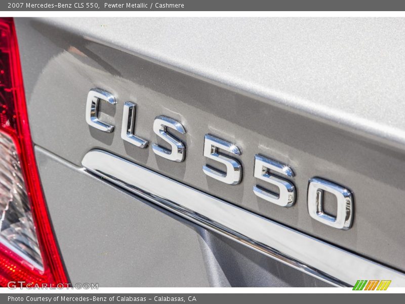 Pewter Metallic / Cashmere 2007 Mercedes-Benz CLS 550