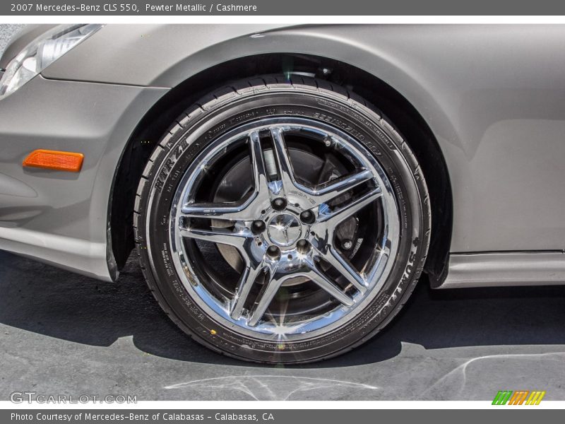 Pewter Metallic / Cashmere 2007 Mercedes-Benz CLS 550