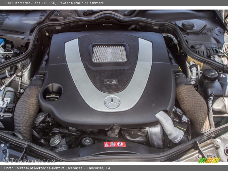 Pewter Metallic / Cashmere 2007 Mercedes-Benz CLS 550