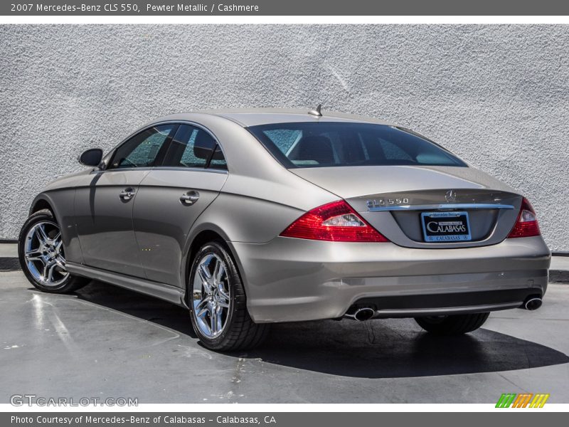 Pewter Metallic / Cashmere 2007 Mercedes-Benz CLS 550