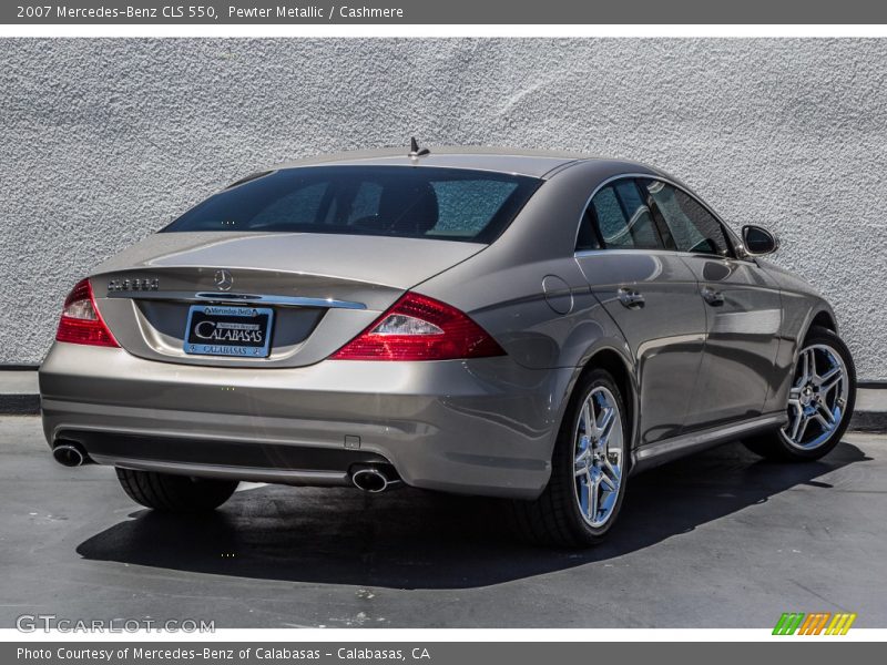 Pewter Metallic / Cashmere 2007 Mercedes-Benz CLS 550