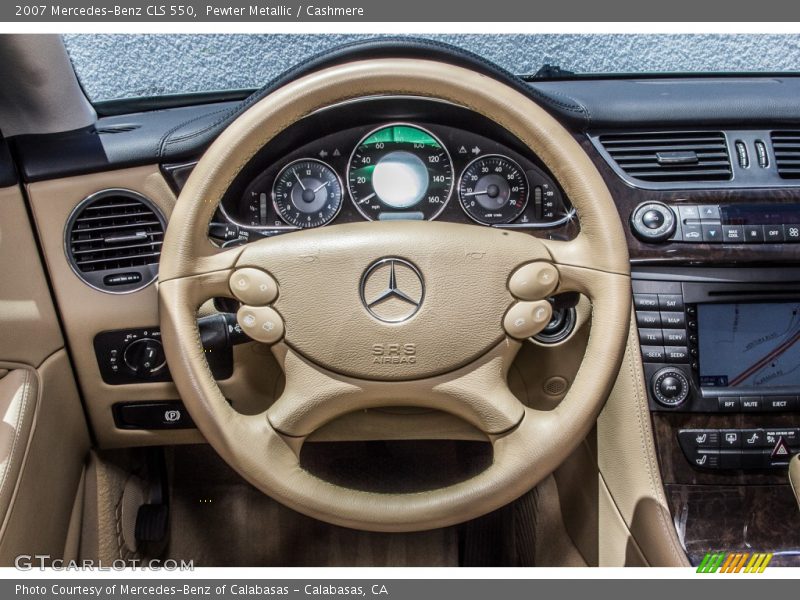Pewter Metallic / Cashmere 2007 Mercedes-Benz CLS 550