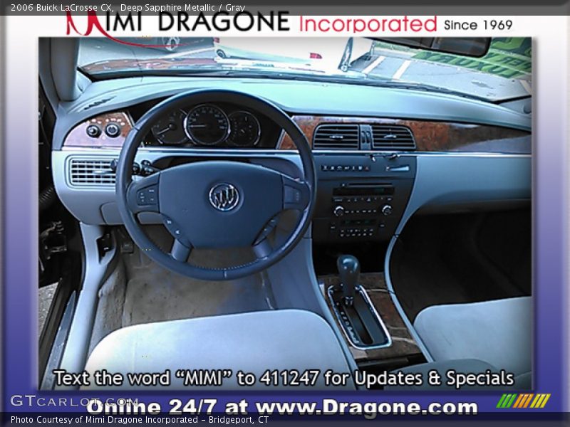 Deep Sapphire Metallic / Gray 2006 Buick LaCrosse CX