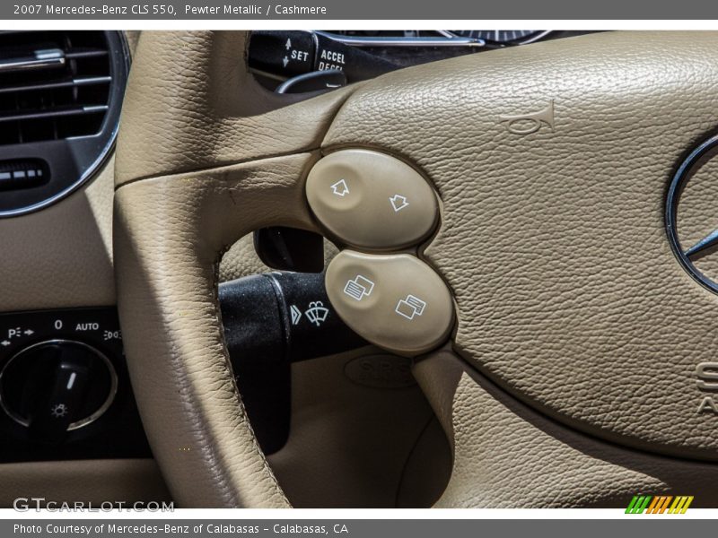 Pewter Metallic / Cashmere 2007 Mercedes-Benz CLS 550