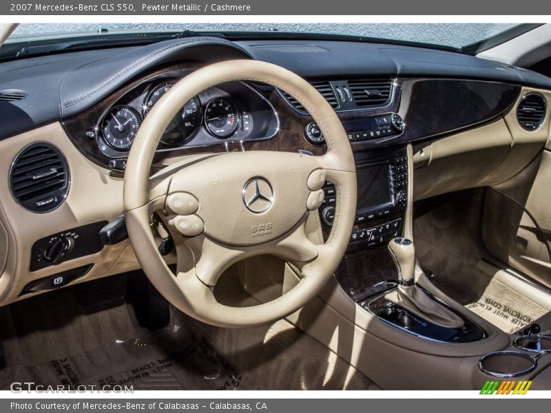 Pewter Metallic / Cashmere 2007 Mercedes-Benz CLS 550