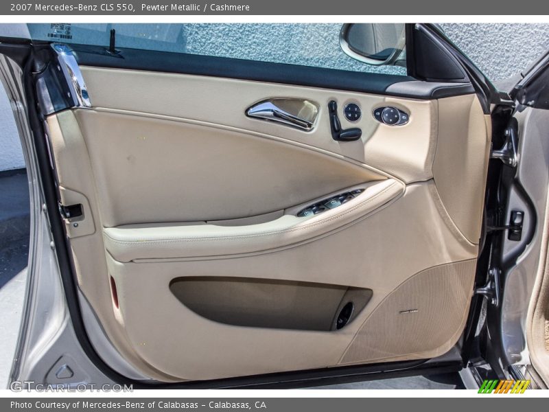 Pewter Metallic / Cashmere 2007 Mercedes-Benz CLS 550