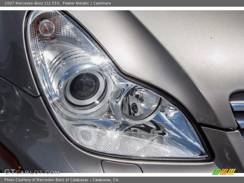 Pewter Metallic / Cashmere 2007 Mercedes-Benz CLS 550