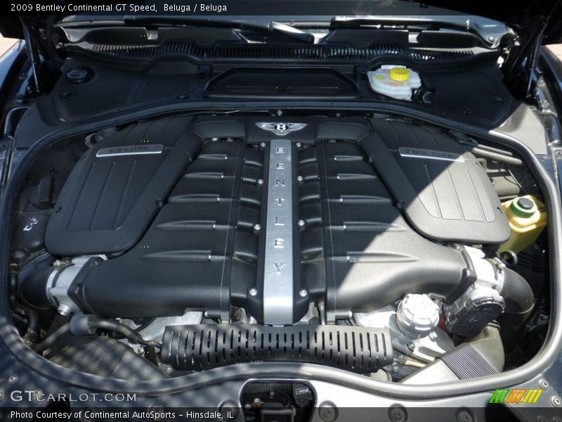  2009 Continental GT Speed Engine - 6.0L Twin-Turbocharged DOHC 48V VVT W12