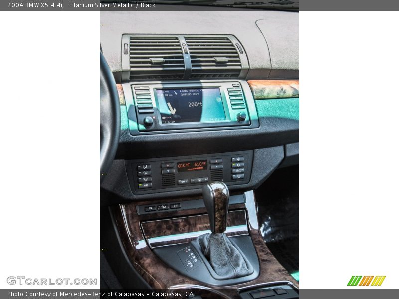 Titanium Silver Metallic / Black 2004 BMW X5 4.4i