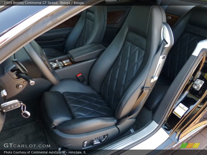 Front Seat of 2009 Continental GT Speed