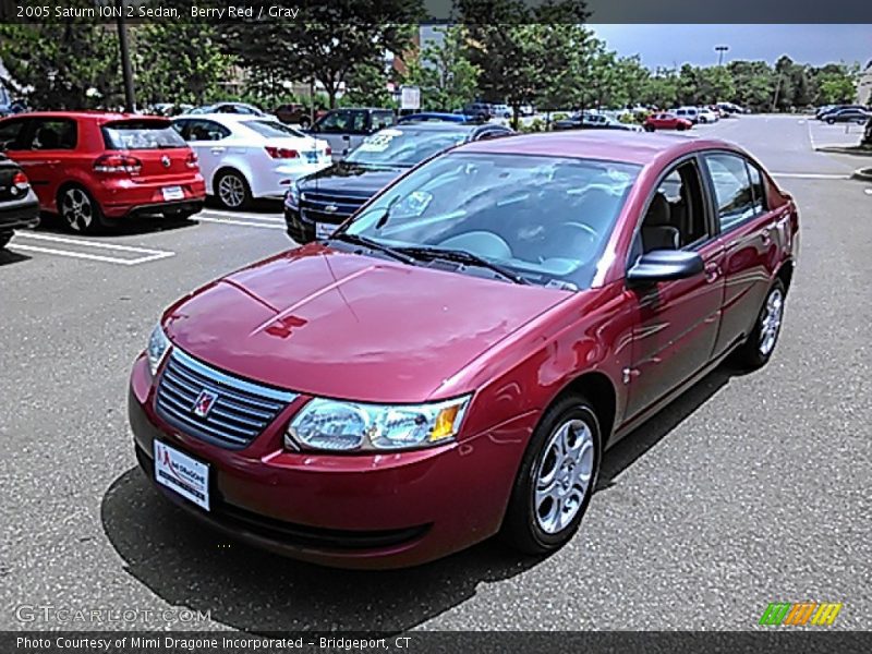 Berry Red / Gray 2005 Saturn ION 2 Sedan