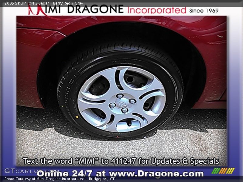 Berry Red / Gray 2005 Saturn ION 2 Sedan