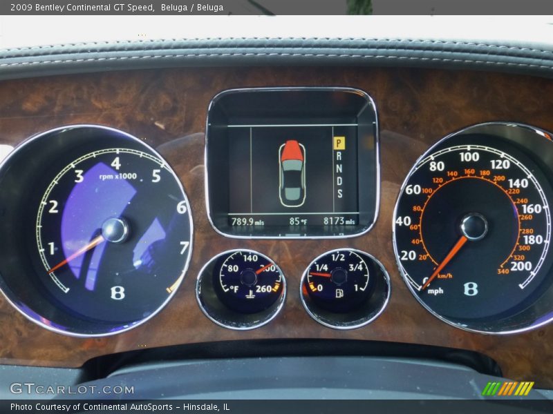  2009 Continental GT Speed Speed Gauges