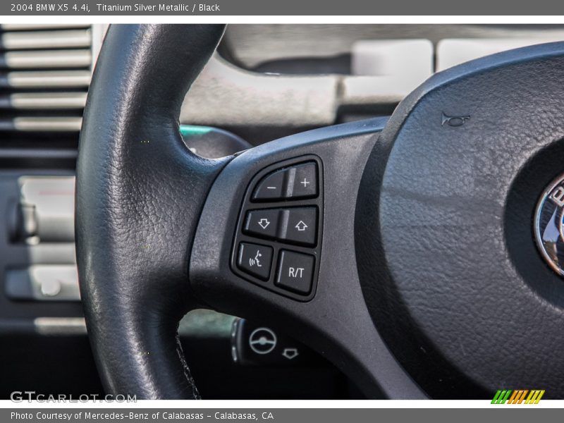 Titanium Silver Metallic / Black 2004 BMW X5 4.4i
