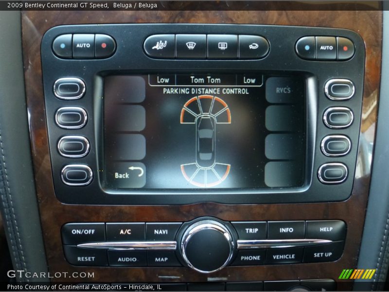 Controls of 2009 Continental GT Speed
