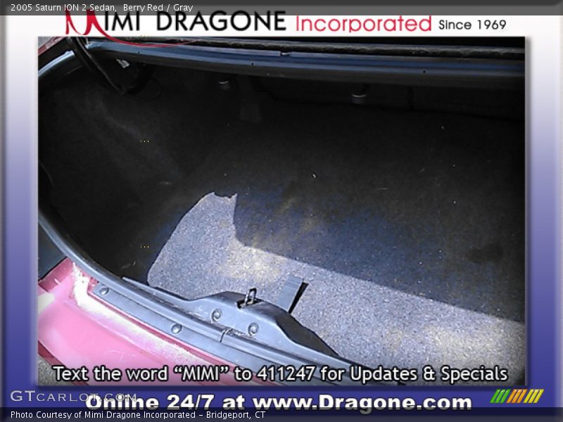 Berry Red / Gray 2005 Saturn ION 2 Sedan